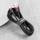Дата кабель USB 2.0 AM to USB-C 2.0m 2A red-black Baseus (CATKLF-C91)