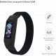 Ремінець до фітнес браслета Armorstandart Braided Solo Loop для Xiaomi Mi Band 4/5/6 Black size M (ARM58769)
