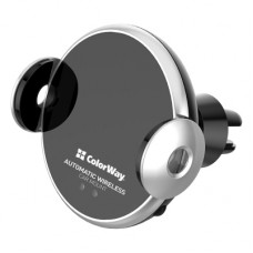 Універсальний автотримач ColorWay AutoSense Car Wireless Charger 2 10W Black (CW-CHAW035Q-BK)