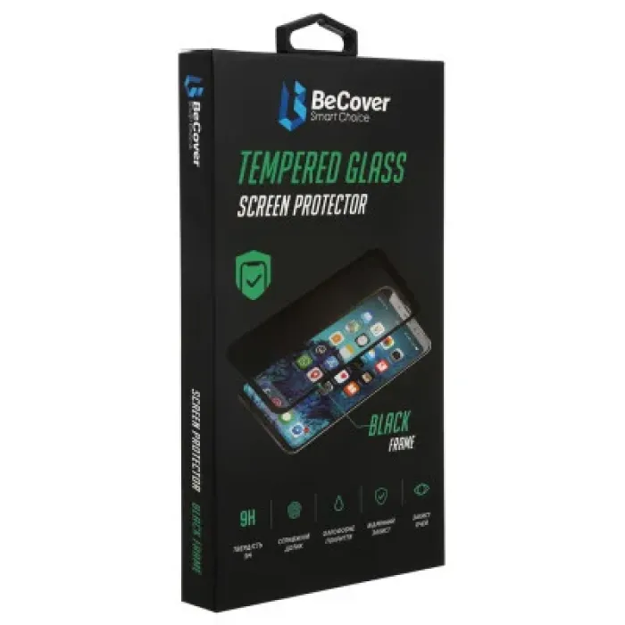 Скло захисне BeCover ZTE Blade V30 Black (706914)