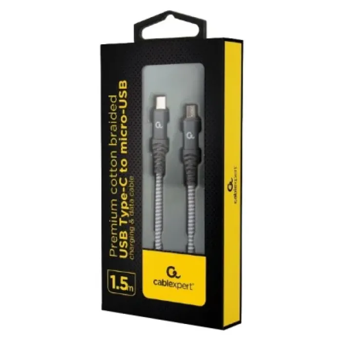 Дата кабель USB-C to Micro 5P 1.5m Cablexpert (CC-USB2B-CMMBM-1.5M)