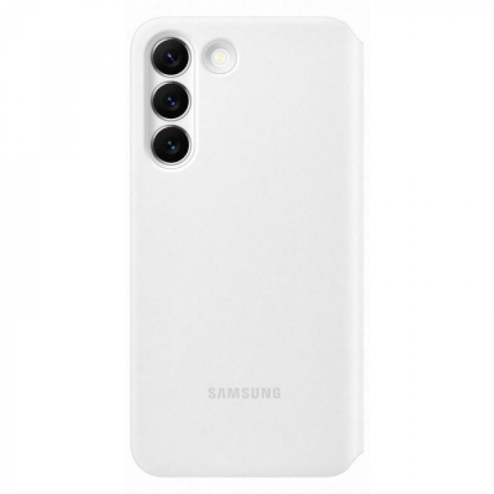 Чохол до мобільного телефона Samsung Smart Clear View Cover Galaxy S22 White (EF-ZS901CWEGRU)