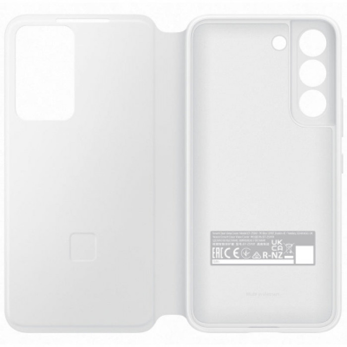 Чохол до мобільного телефона Samsung Smart Clear View Cover Galaxy S22 White (EF-ZS901CWEGRU)