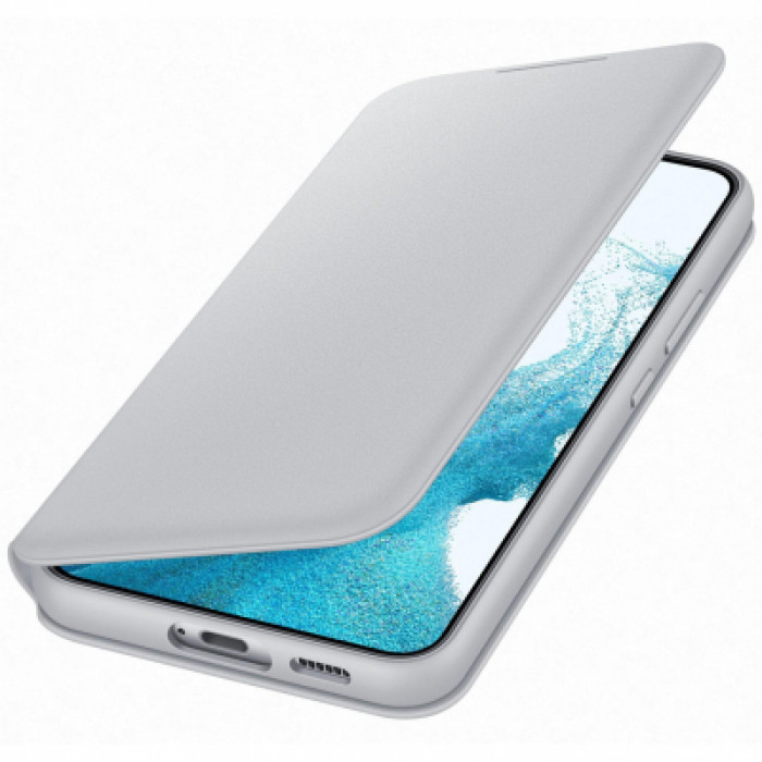 Чохол до мобільного телефона Samsung Smart LED View Cover Galaxy S22 Plus Light Gray (EF-NS906PJEGRU)