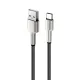 Дата кабель USB 2.0 AM to Lightning 1.0m head metal black ColorWay (CW-CBUL046-BK)