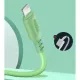Дата кабель USB 2.0 AM to Micro 5P 1.0m soft silicone green ColorWay (CW-CBUM042-GR)