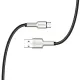 Дата кабель USB 2.0 AM to USB-C 1.0m head metal black ColorWay (CW-CBUC046-BK)