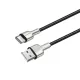Дата кабель USB 2.0 AM to USB-C 1.0m head metal black ColorWay (CW-CBUC046-BK)