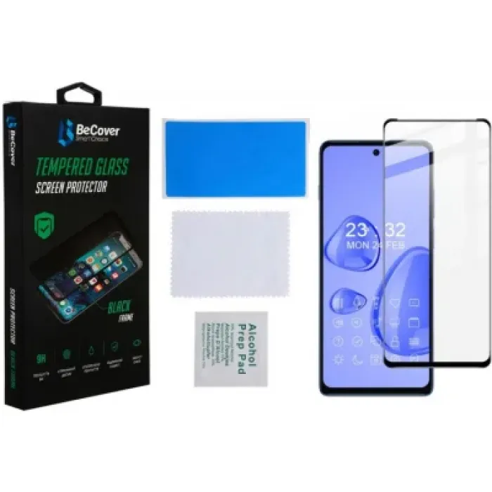 Скло захисне BeCover Motorola Moto G200 Black (707242)