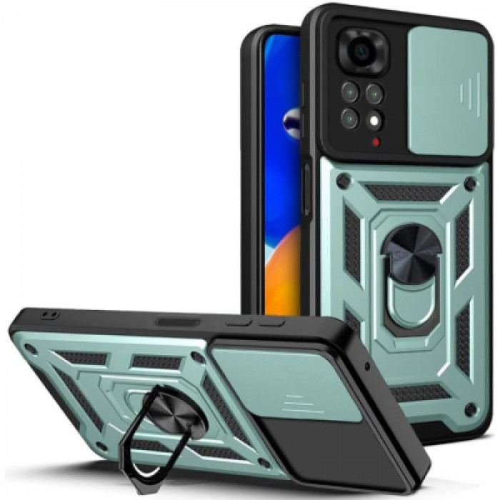 Чохол до мобільного телефона BeCover Military Xiaomi Redmi Note 11 / Note 11S Dark Green (707416)