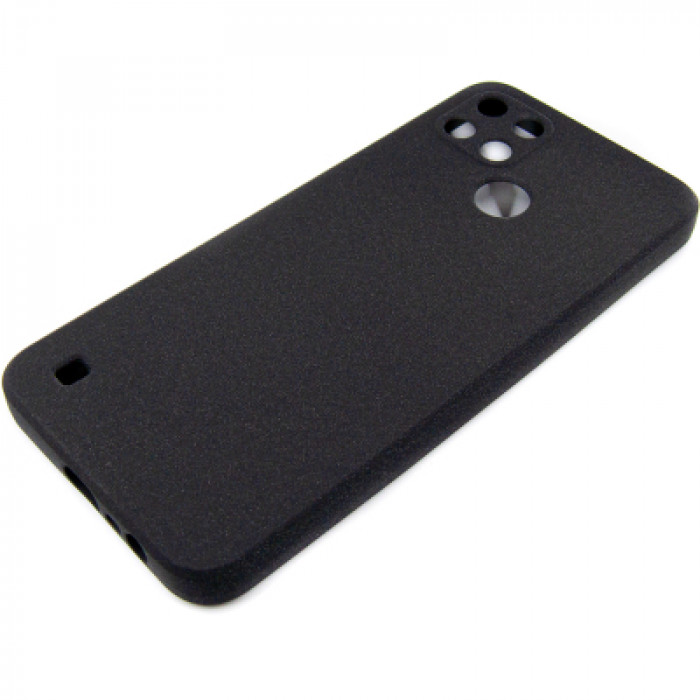 Чохол до мобільного телефона Dengos Carbon Realme C21y (black) (DG-TPU-CRBN-146)