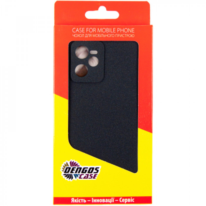 Чохол до мобільного телефона Dengos Carbon Realme C35 (black) (DG-TPU-CRBN-148)