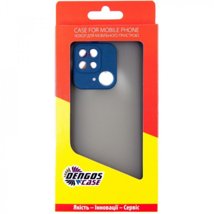 Чохол до мобільного телефона Dengos Matte Xiaomi Redmi 10C (blue) (DG-TPU-MATT-110)