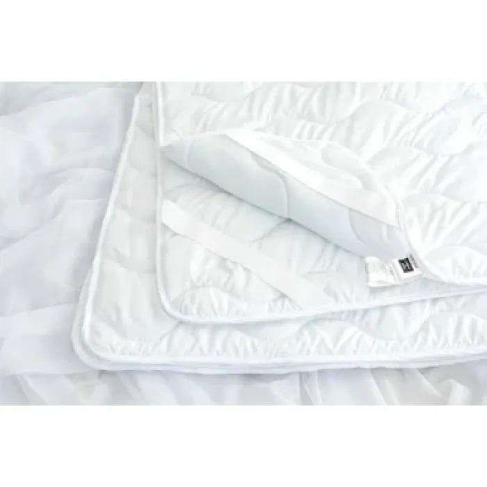 Наматрацник MirSon Eco Light №1712 EcoSilk Air-Soft звичайний на резинці по кутах White 80x190 см (2200002888219)