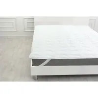 Наматрацник MirSon Eco Light №1712 EcoSilk Air-Soft звичайний на резинці по кутах White 80x190 см (2200002888219)