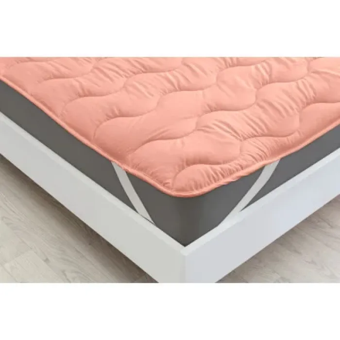 Наматрацник MirSon №1760 Eco Light Coral Bamboo на гумці в кутках 140x200 см (2200003711868)