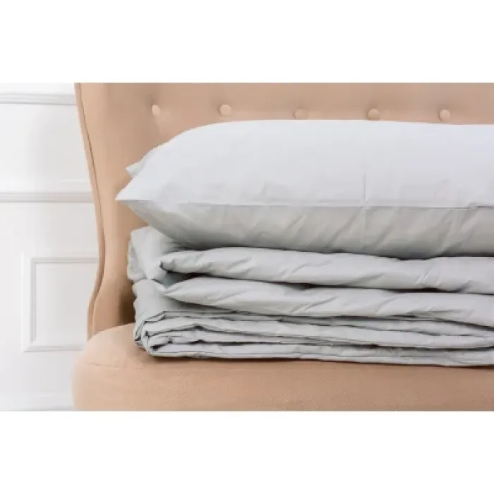 Ковдра MirSon Літня з евкаліптовим волокном №2400 Light Gray 200x220 (2200003033328)