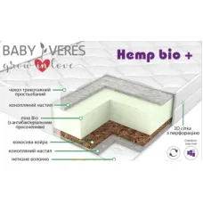 Матрац Верес Hemp Bio+ Aloe vera 200 х 80 х 18 см (52.333.10)