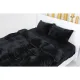 Постільна білизна MirSon Велюр Winter Frost 28-0007 Black Velvet King Size (2200004000381)