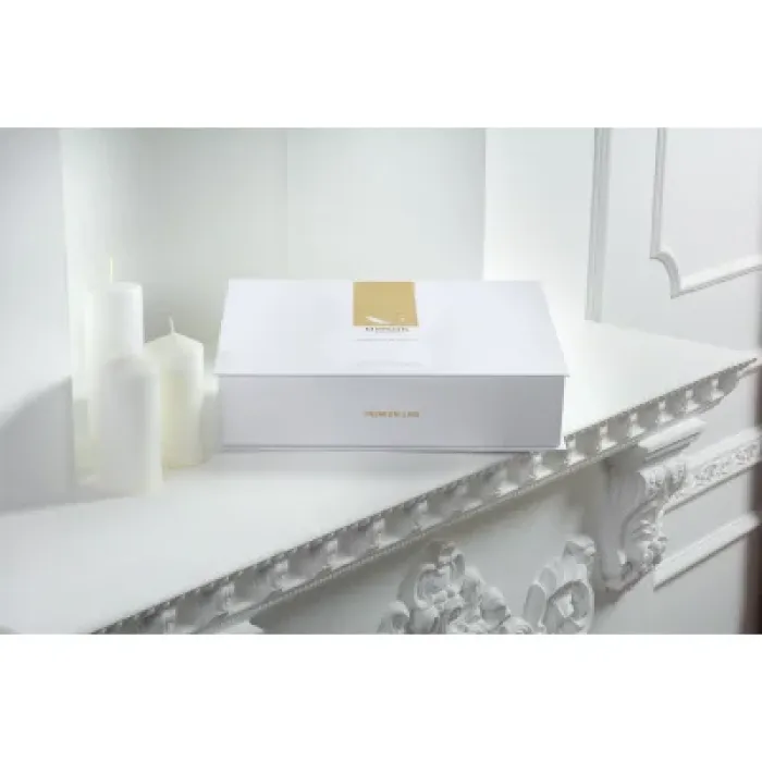 Постільна білизна MirSon Сатин Premium Delphinium 0132+4052 110х140 (2200000686961)