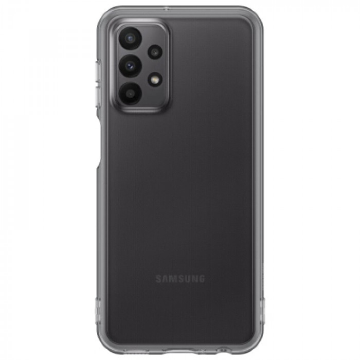 Чохол до мобільного телефона Samsung Soft Clear Cover Galaxy A23 (A235) Black (EF-QA235TBEGRU)