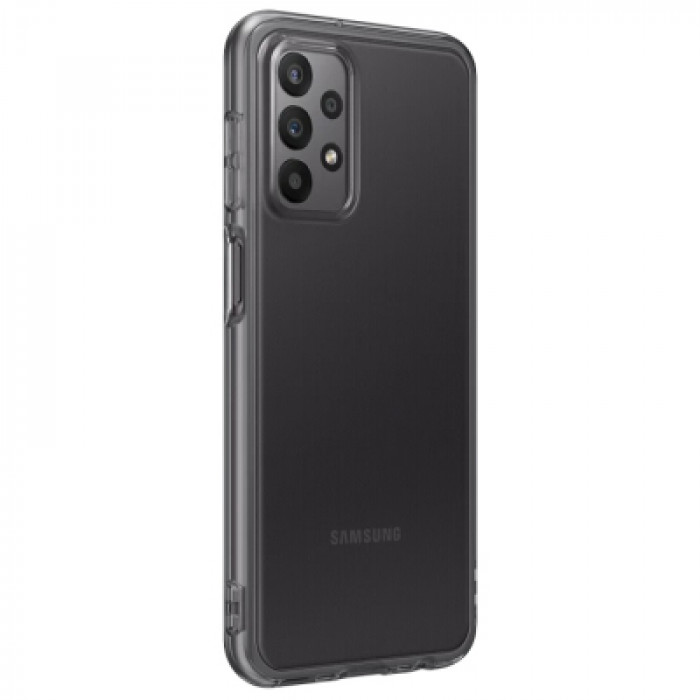 Чохол до мобільного телефона Samsung Soft Clear Cover Galaxy A23 (A235) Black (EF-QA235TBEGRU)
