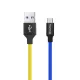 Дата кабель USB 2.0 AM to Micro 5P 1.0m National ColorWay (CW-CBUM052-BLY)