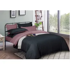 Підковдра MirSon Satin Stripe 30-0021 + 30-0008 Dorimel 143х210 см (2200005268018)