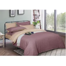 Підковдра MirSon Satin Stripe 30-0008 + 30-0004 Waleis 160х220 см (2200005257623)