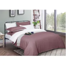 Підковдра MirSon Satin Stripe 30-0008 + 30-0001 Bethseda 175х210 см (2200005257432)