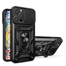 Чохол до мобільного телефона BeCover Military Apple iPhone 14 Pro Max Black (708176)