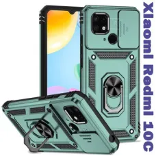 Чохол до мобільного телефона BeCover Military Xiaomi Redmi 10C Dark Green (708335)