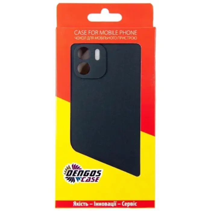 Чохол до мобільного телефона Dengos Carbon Xiaomi Redmi A1 (black) (DG-TPU-CRBN-161)