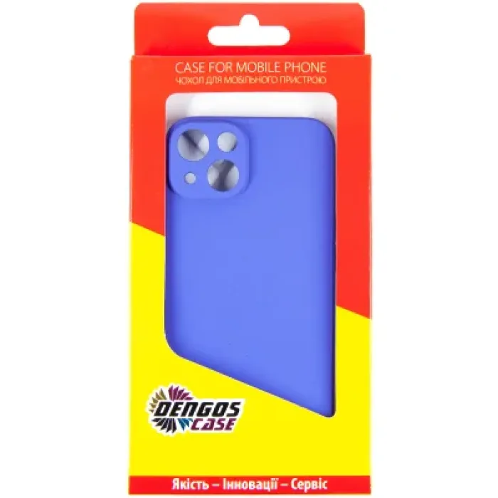 Чохол до мобільного телефона Dengos Carbon iPhone 14 purple (DG-TPU-CRBN-157)
