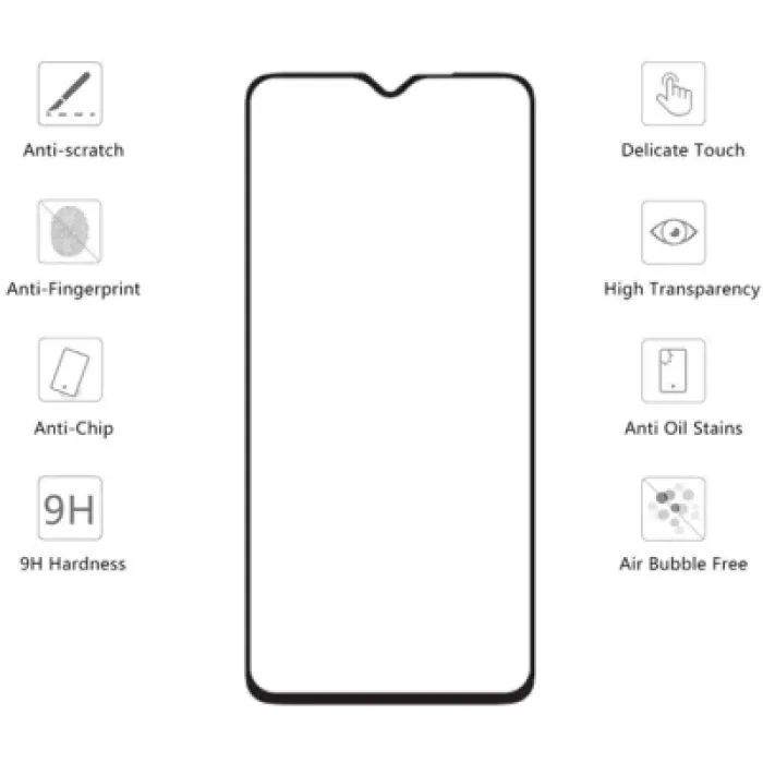 Скло захисне Drobak Tecno Spark 6 Go (242425)