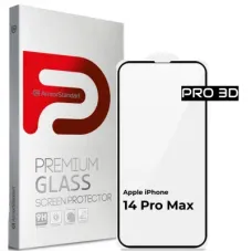 Скло захисне Armorstandart Pro 3D Apple iPhone 14 Pro Max Black (ARM66356)