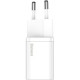 Зарядний пристрій Baseus Super Si 1C 20W With Simple Wisdom Data Cable Type-C/iP White (TZCCSUP-B02)