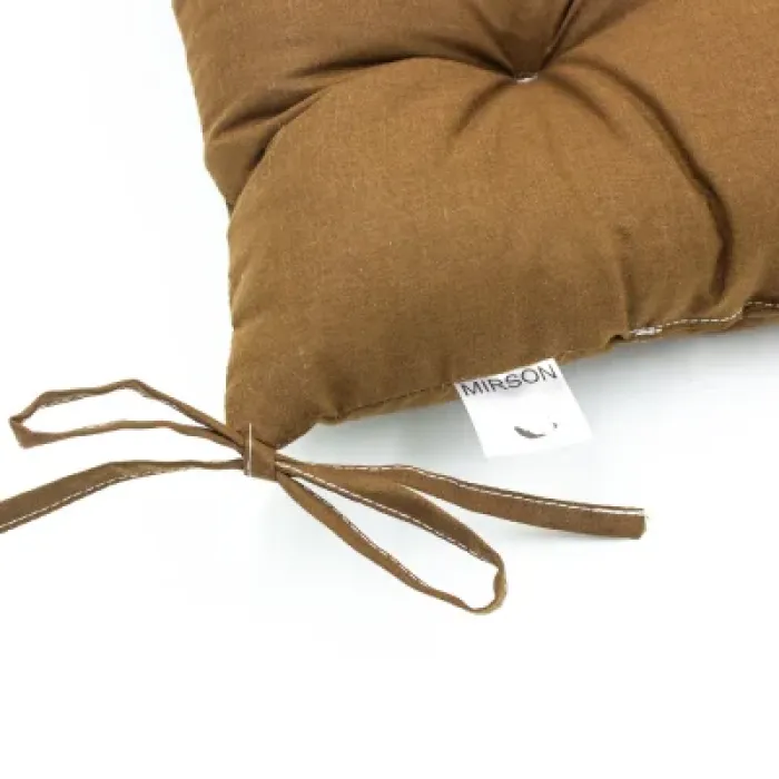 Подушка на стілець MirSon Ranforce Elite 19-1217 Chocolate Perla 40x50 см (2200006276142)