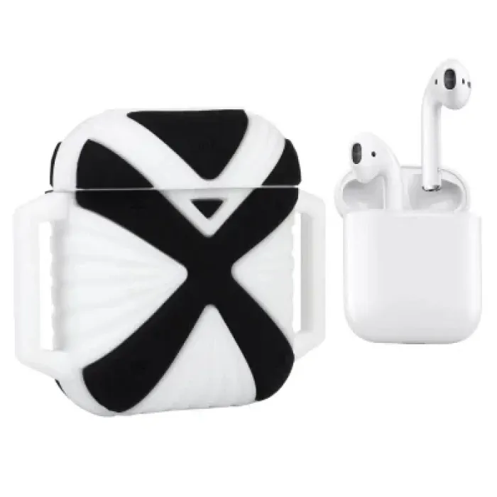 Чохол для навушників X-HuWei i-Smile для Apple AirPods IPH1443 Black+White (702333)