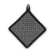 Кухонна прихватка Kela Gianna 20 x 20 см Black/White (12780)