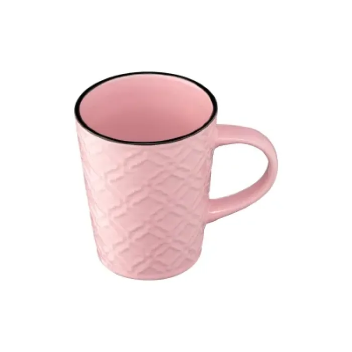 Чашка ARDESTO Relief 320 мл Pink (AR3474P)