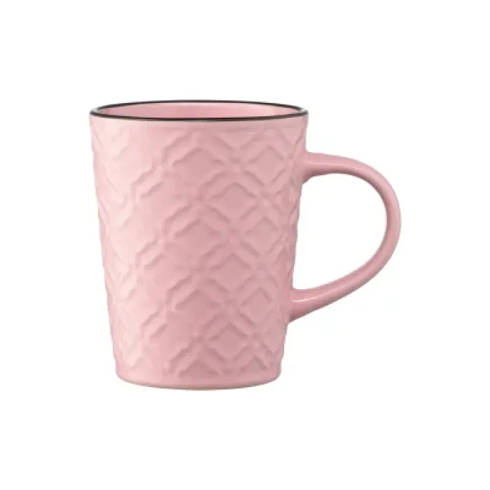 Чашка ARDESTO Relief 320 мл Pink (AR3474P)