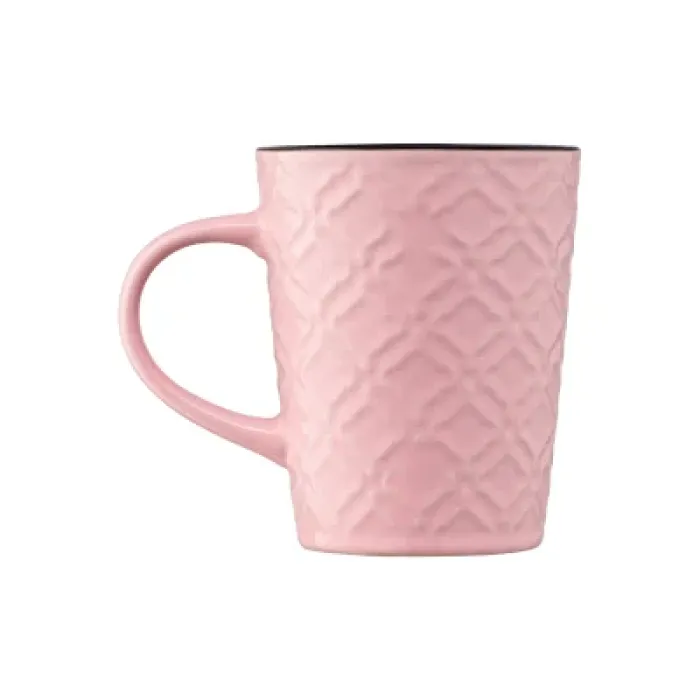 Чашка ARDESTO Relief 320 мл Pink (AR3474P)