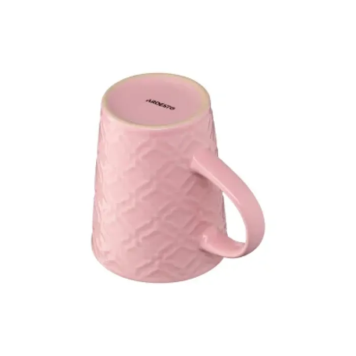 Чашка ARDESTO Relief 320 мл Pink (AR3474P)