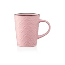 Чашка ARDESTO Relief 320 мл Pink (AR3474P)