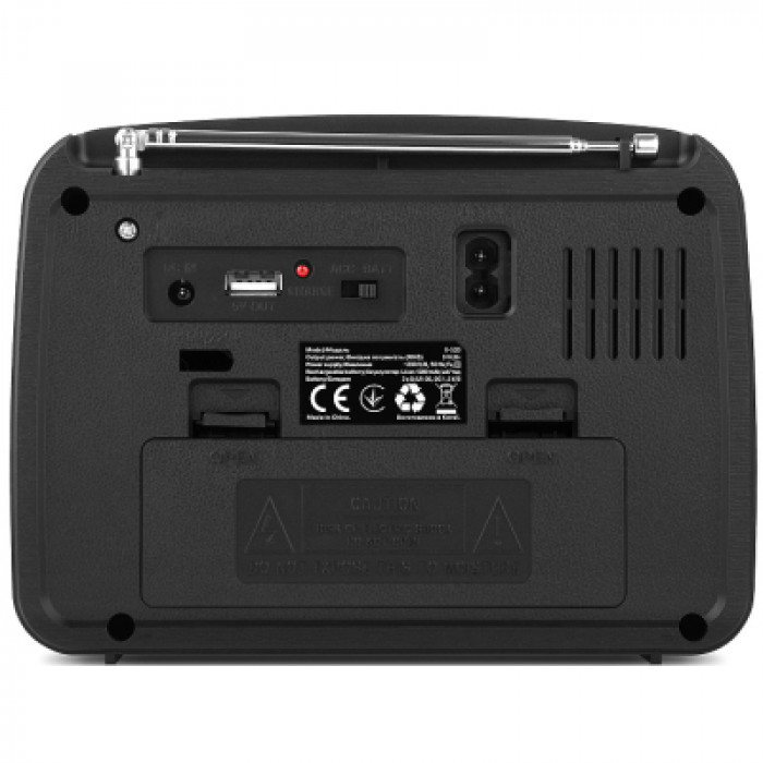 Портативний радіоприймач REAL-EL X-520 Black (EL121800006)