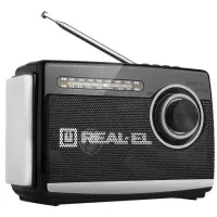Портативний радіоприймач REAL-EL X-510 Black (EL121800003)