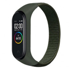Ремінець до фітнес браслета BeCover Nylon Style для Xiaomi Mi Smart Band 7 Khaki (707661)