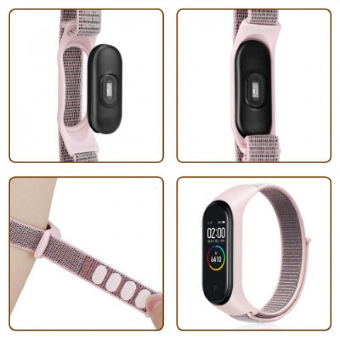 Ремінець до фітнес браслета BeCover Nylon Style для Xiaomi Mi Smart Band 7 Rainbow (707668)