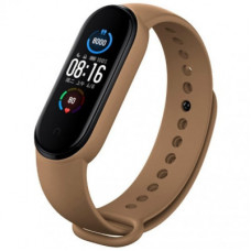 Ремінець до фітнес браслета BeCover Silicone для Xiaomi Mi Smart Band 5/6/7 Brown (707651)